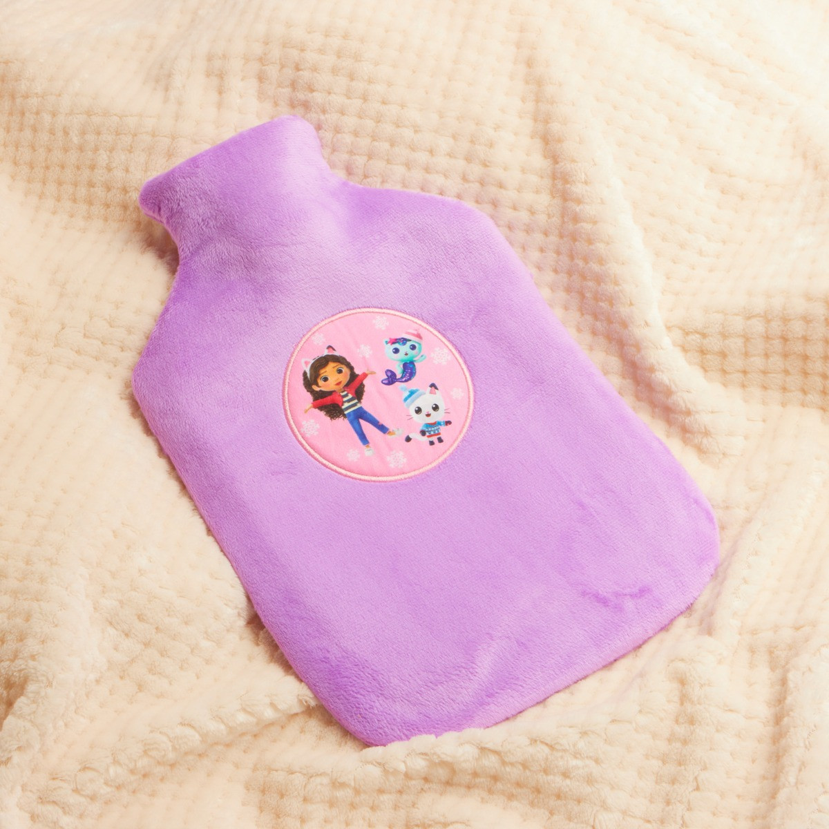 Gabby's Dollhouse Hot Water Bottle - Purple >