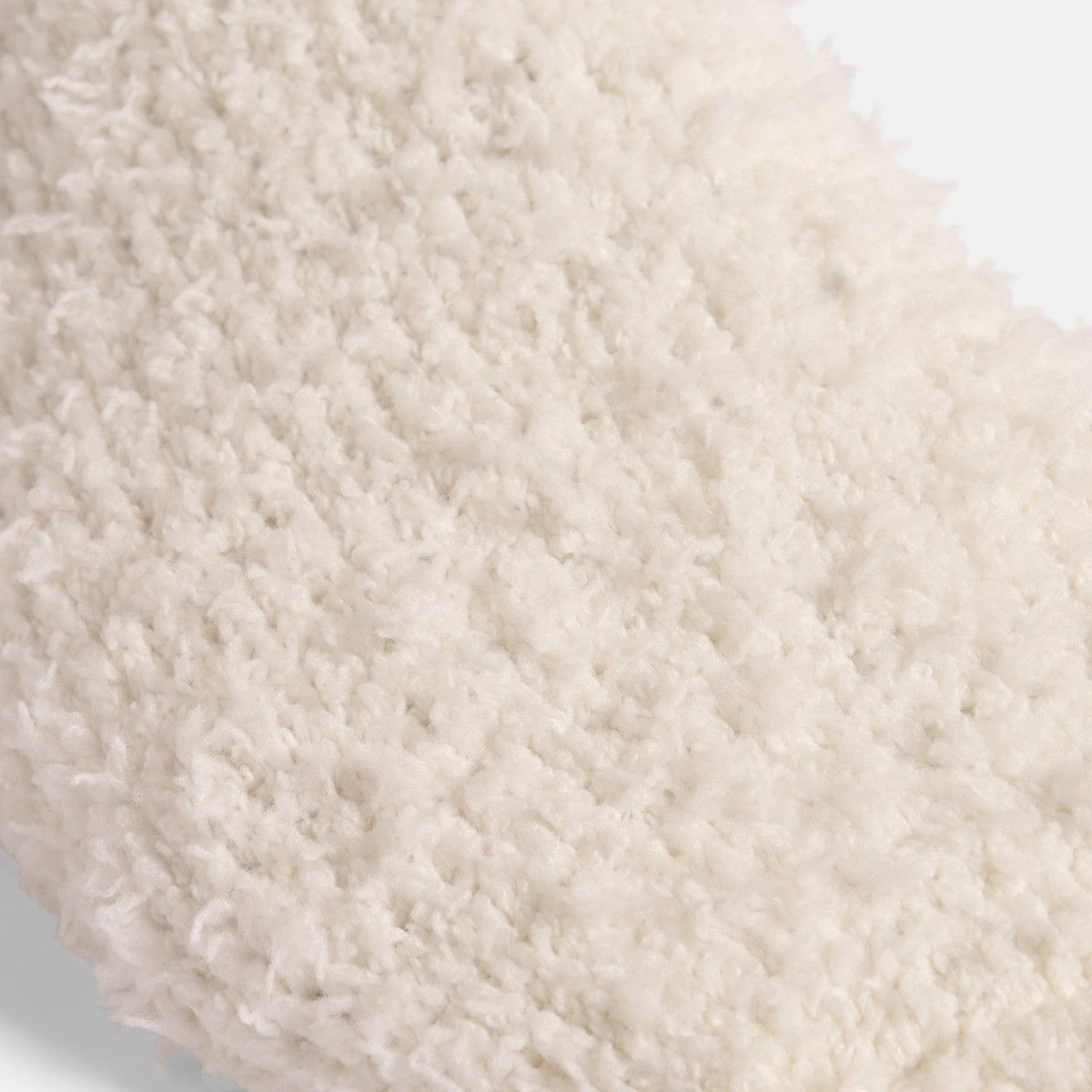 OHS 3 Pack Fluffy Fleece Socks - Grey Blush Cream>