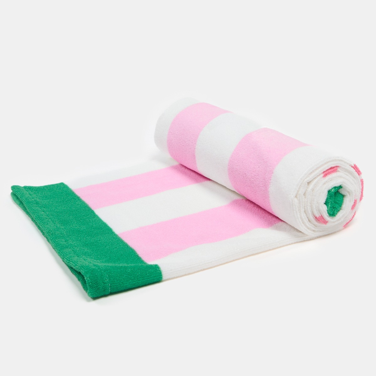OHS Striped Hello Summer Beach Towel - Blush>