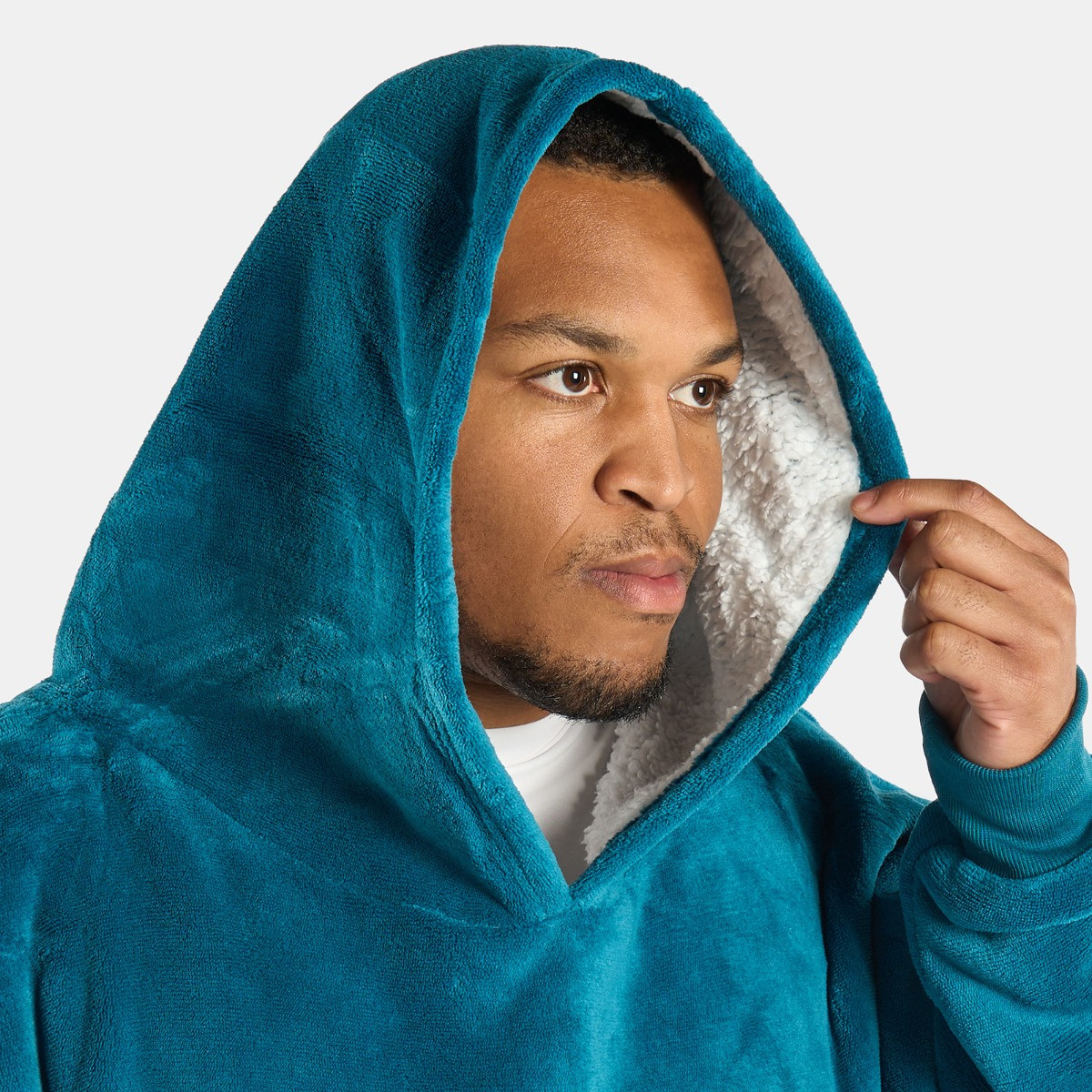 OHS Adults Fleece Hoodie Blanket - Teal>