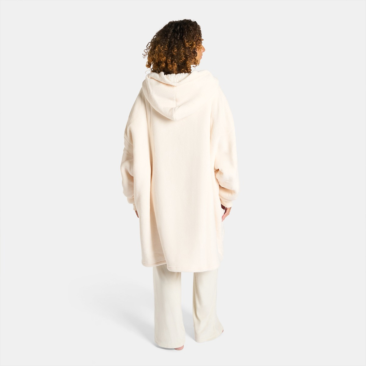 OHS Adults Zipper Hoodie Blanket - Cream>