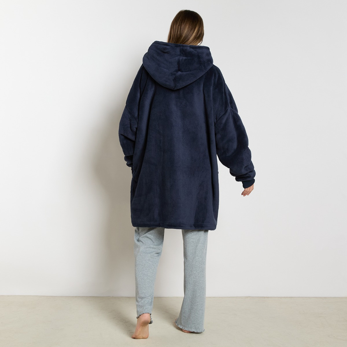 OHS Adults Zipper Hoodie Blanket - Navy>