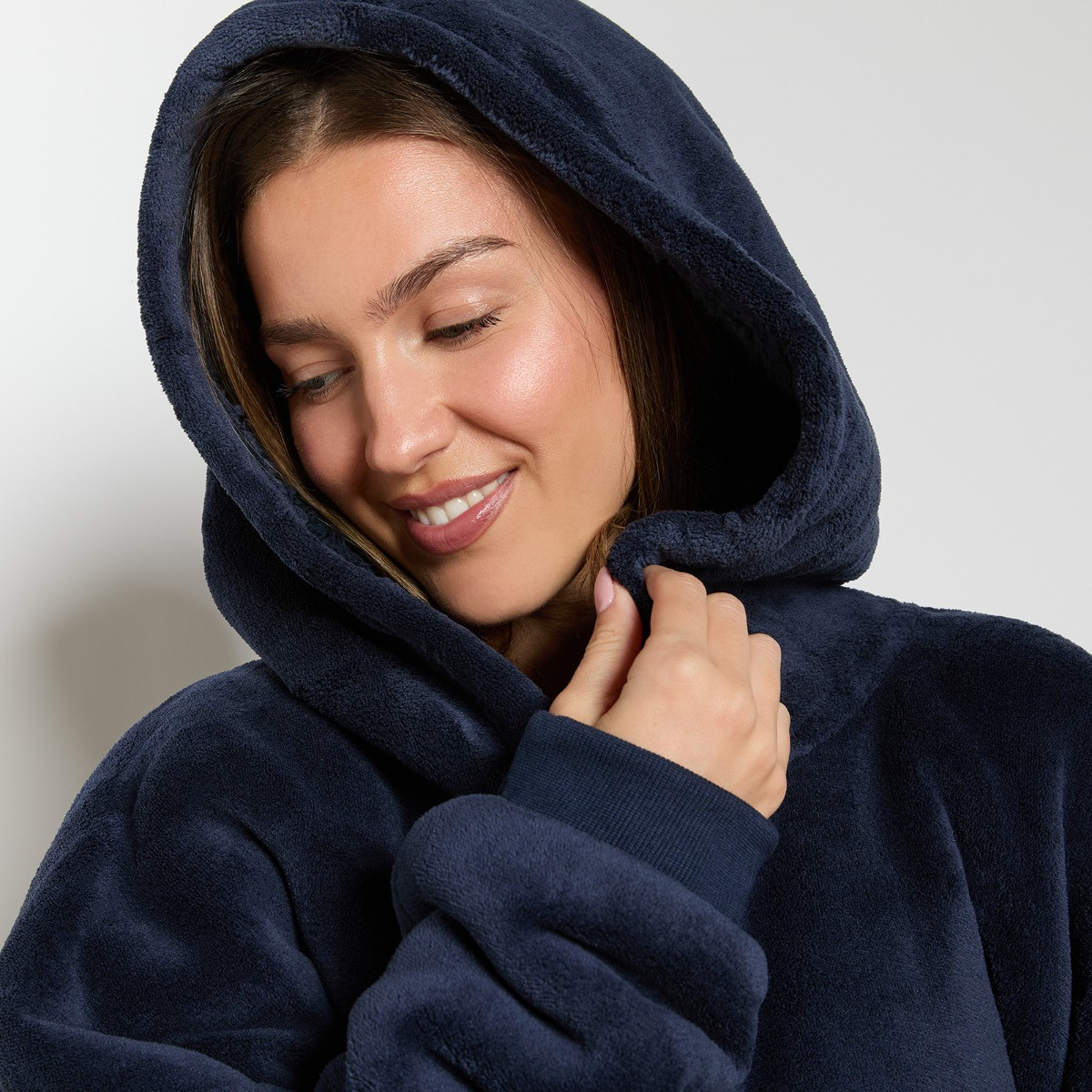 OHS Adults Zipper Hoodie Blanket - Navy>