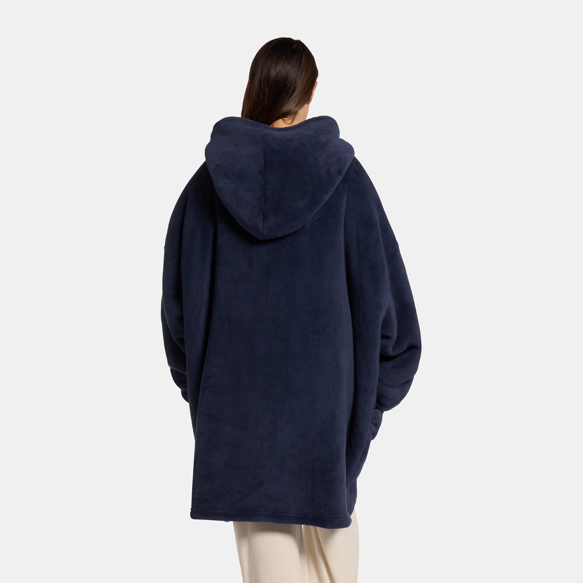 OHS Adults Zipper Hoodie Blanket - Navy>