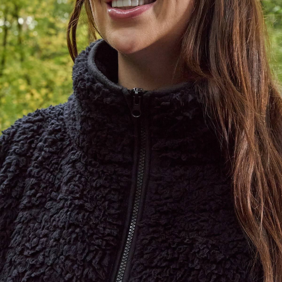 OHS Teddy Full Zip Fleece, Black - Small/ Medium>