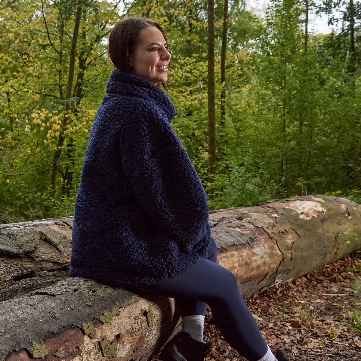 OHS Teddy Full Zip Fleece - Navy