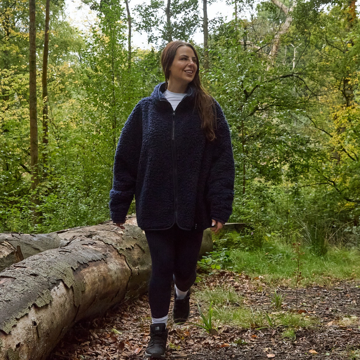 OHS Teddy Full Zip Fleece - Navy>