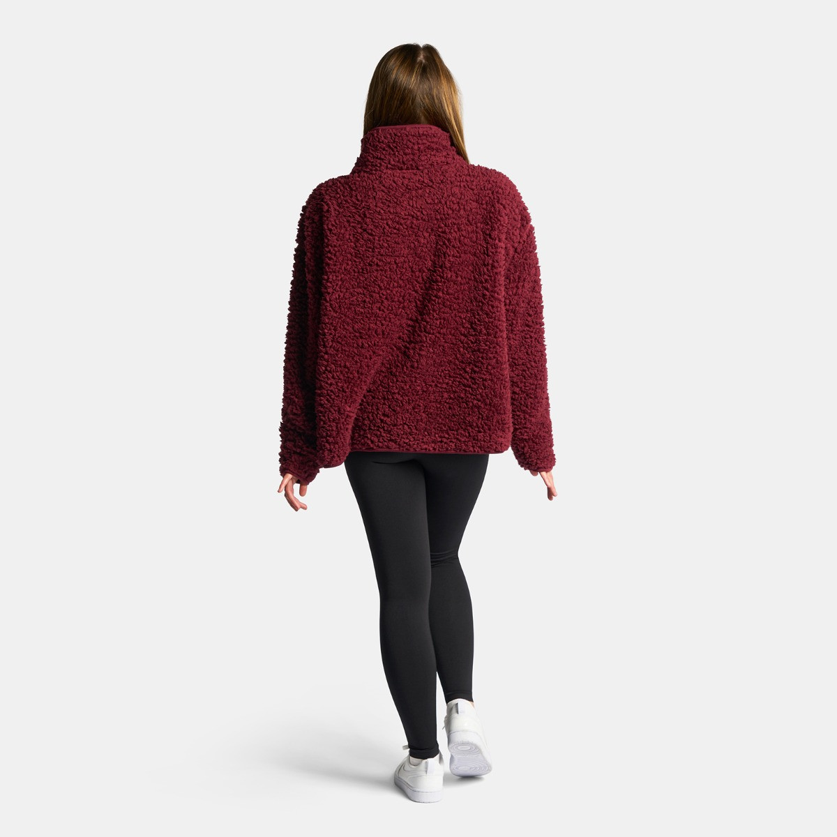 OHS Teddy Full Zip Fleece - Maroon, Small/ Medium>