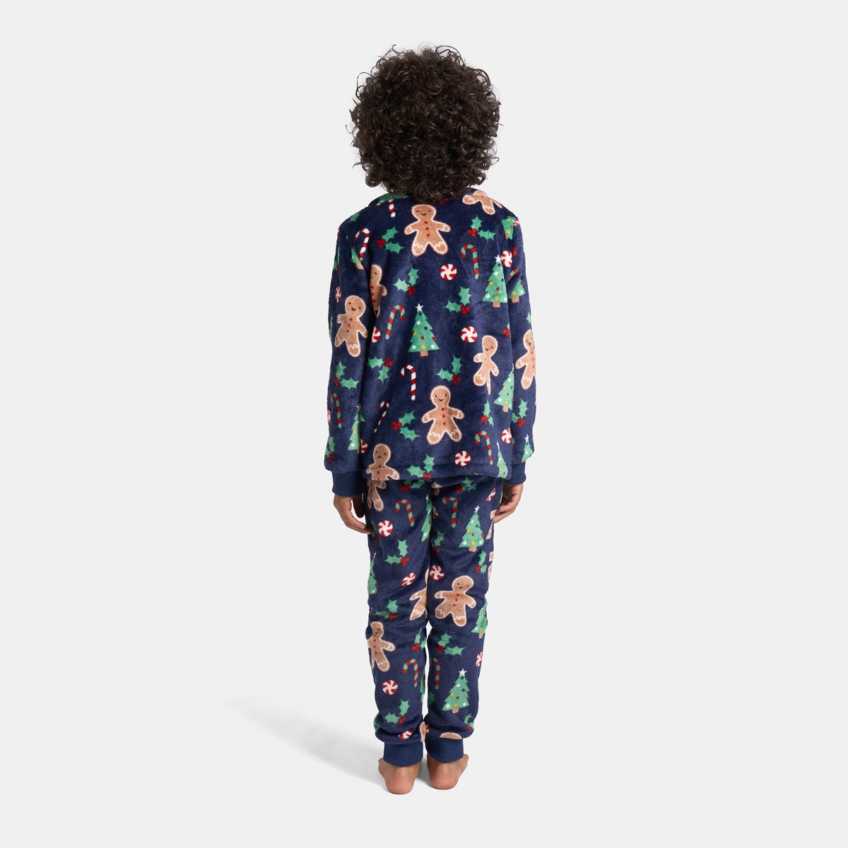 OHS Kids Gingerbread Man Pyjama Set - Navy>