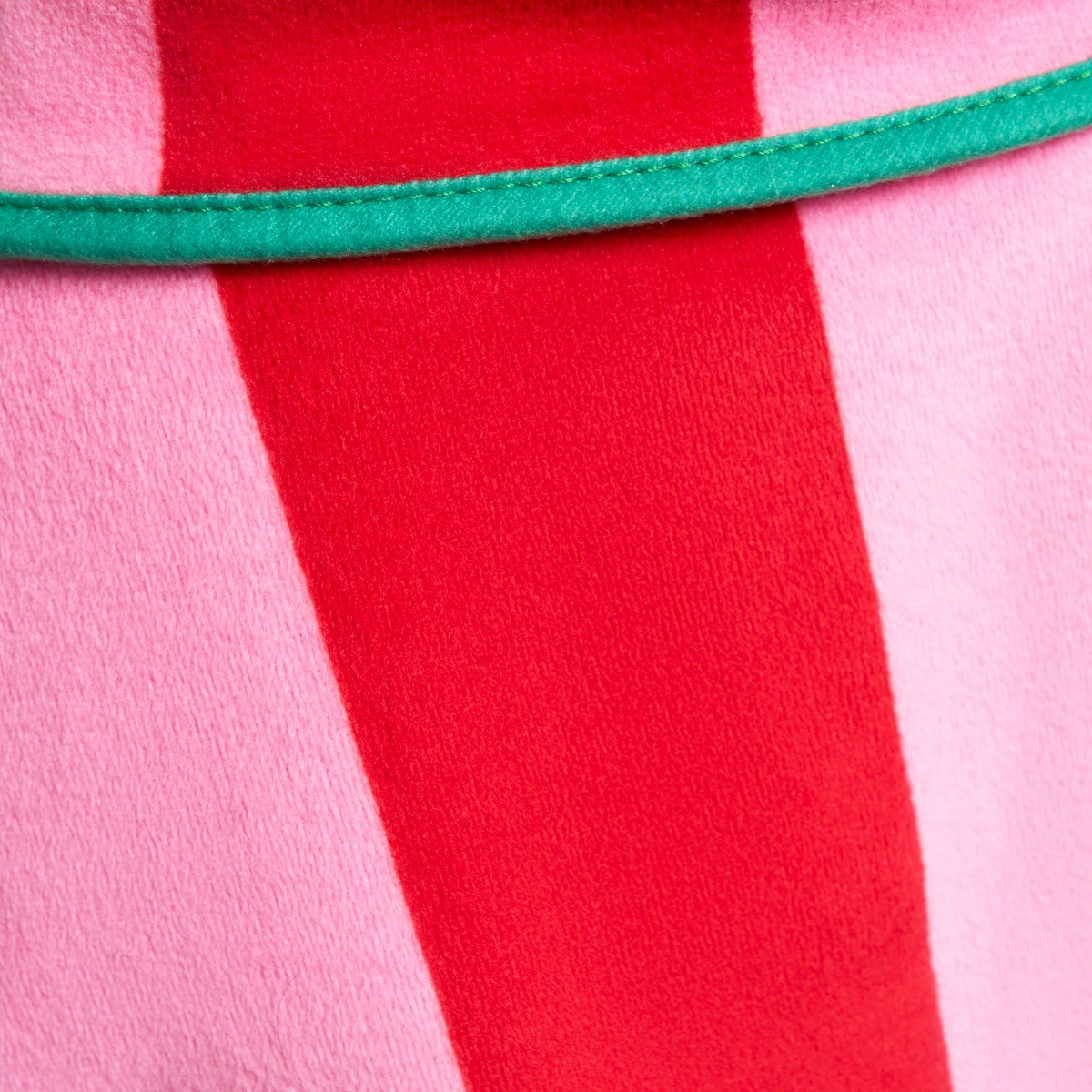 OHS Mini Me Candy Stripe Button Through Pyjama Set, Pink - 5-6>