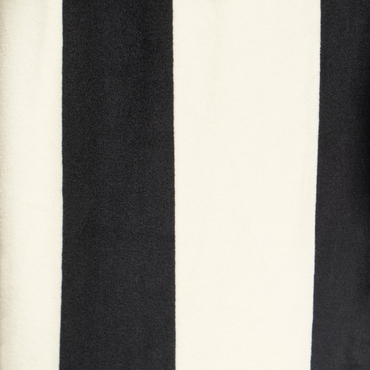 OHS Mono Stripe Button Through Pyjama Set, Monochrome - Large/Extra Large>