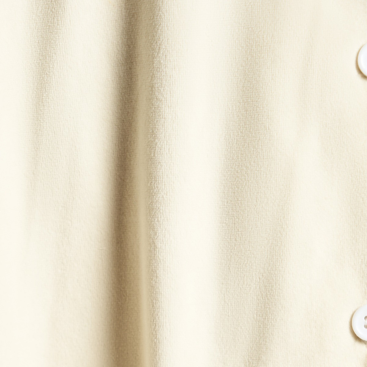 OHS Piped Button Through Pyjama Set - Cream>