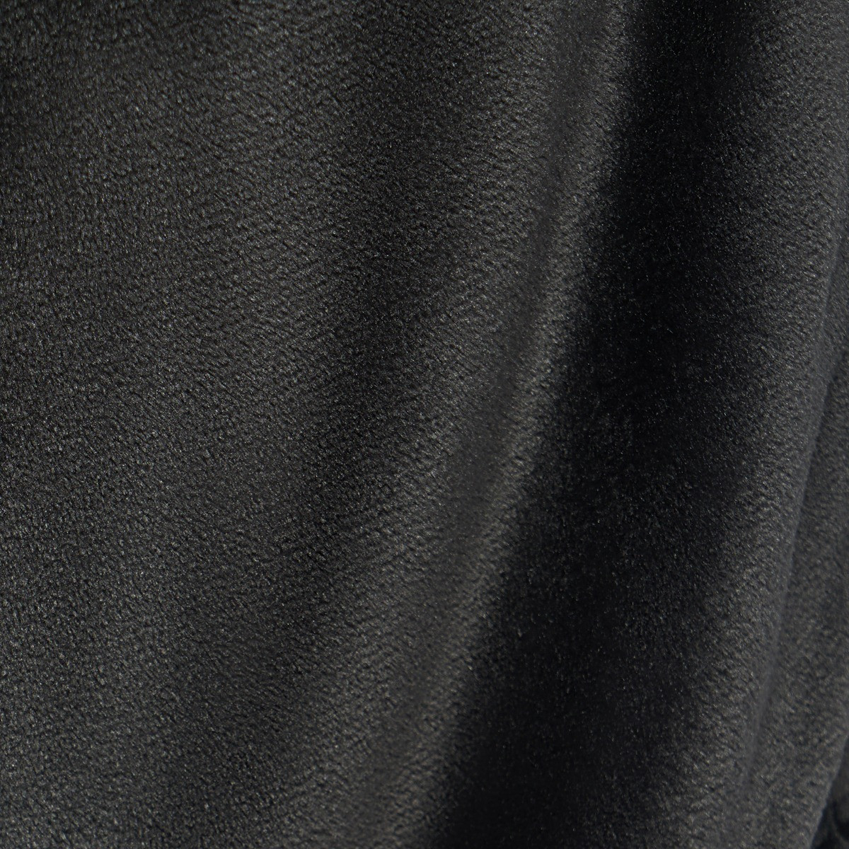 OHS Flannel Fleece Piped Edge Dressing Gown, Adults - Black/White>