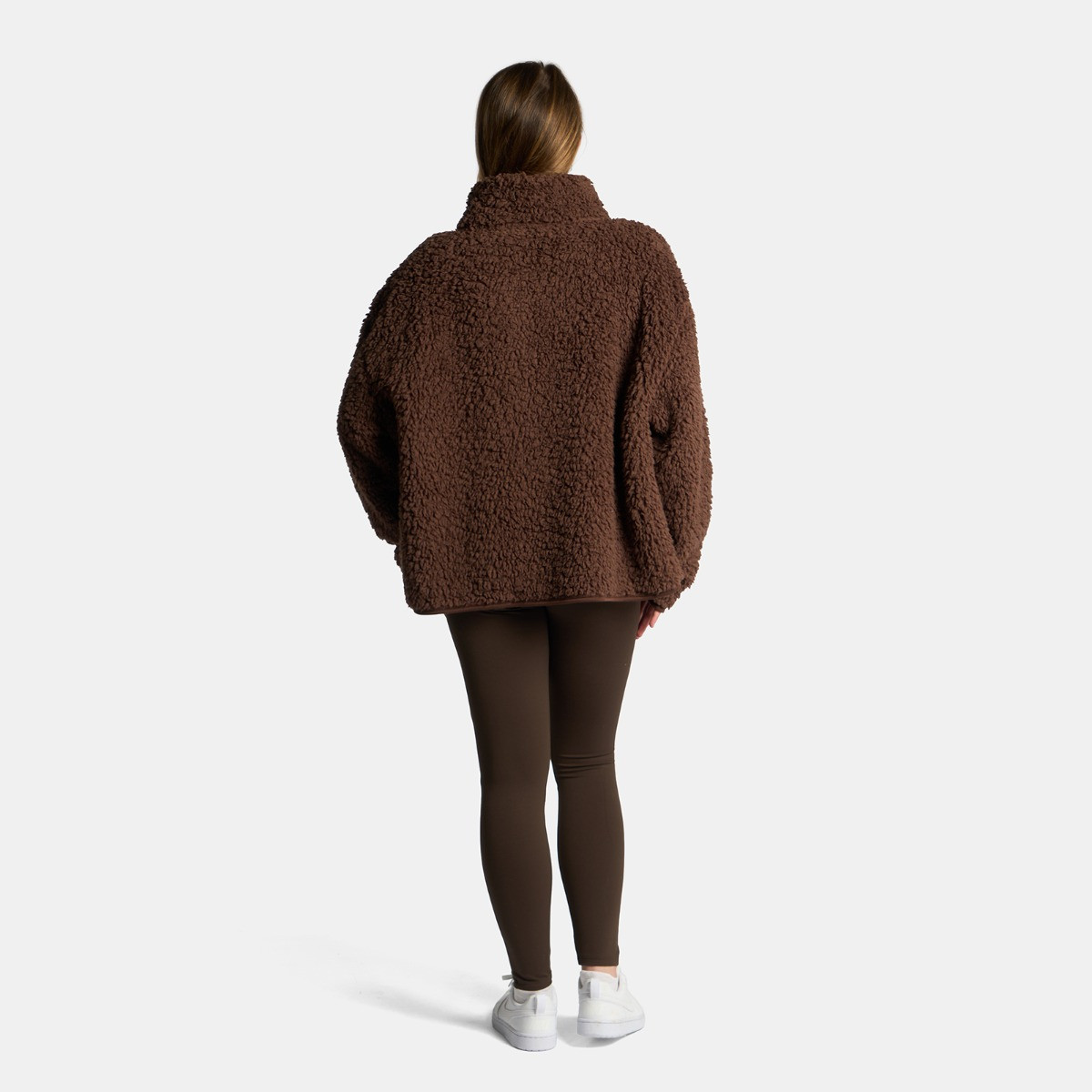 OHS Teddy Full Zip Fleece - Chocolate>