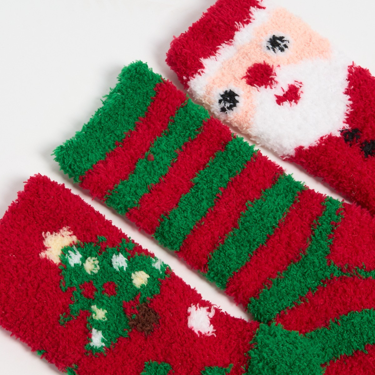 OHS Christmas Novelty Socks, Multi - 3 Pack>