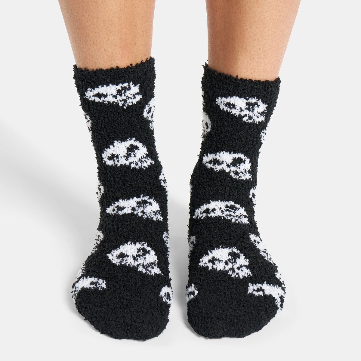OHS Halloween Novelty Socks, Monochrome/Rust - 3 Pack>