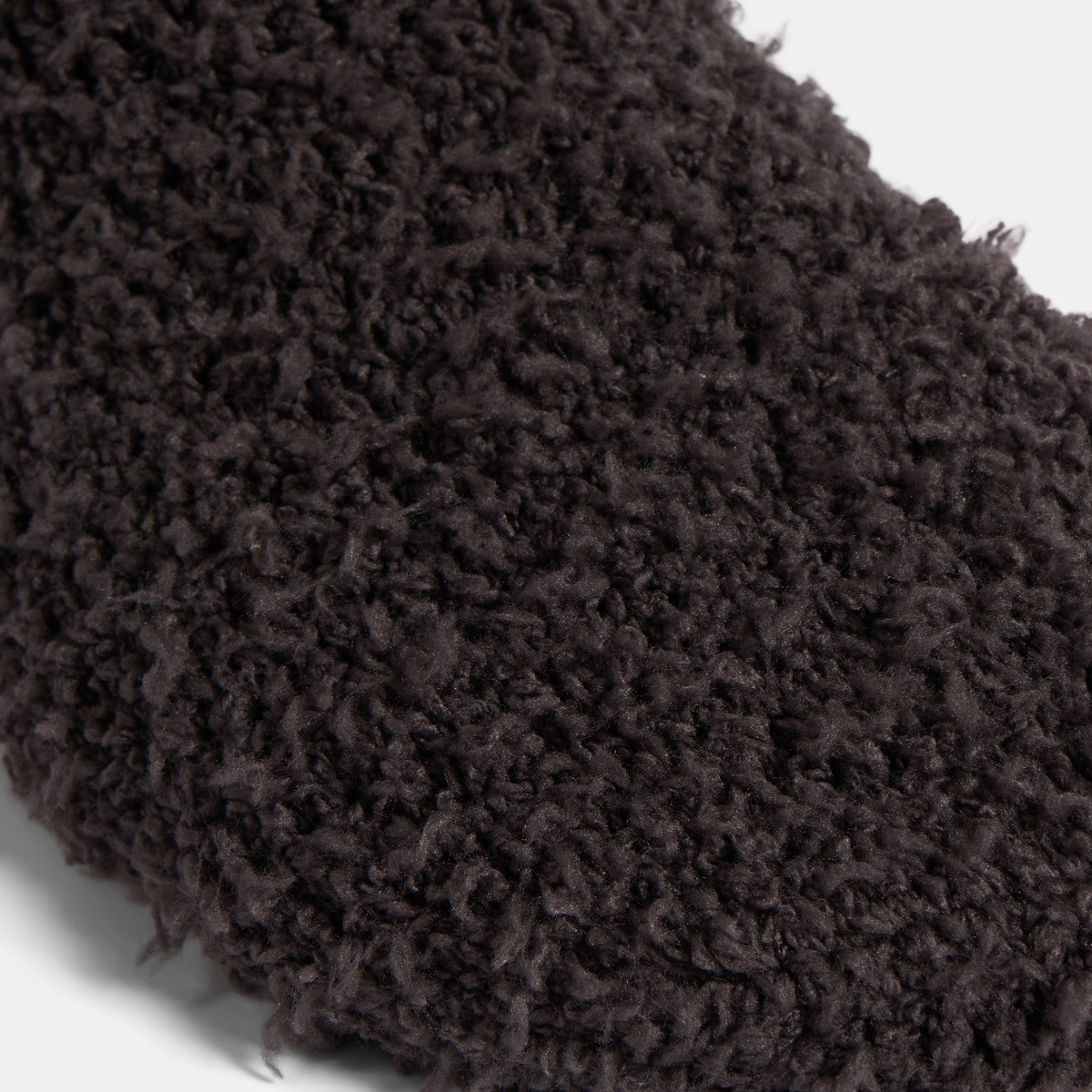 OHS Fluffy Fleece Socks, Black/Charcoal - 3 Pack>