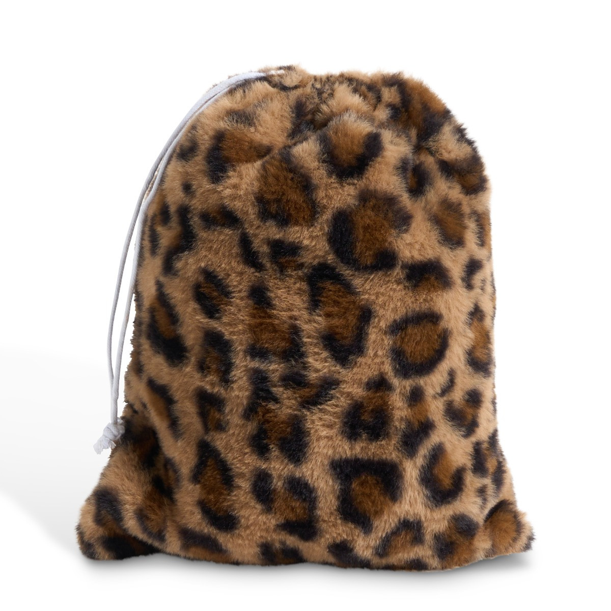 OHS Leopard Hot Water Bottle Gift Set - Natural>