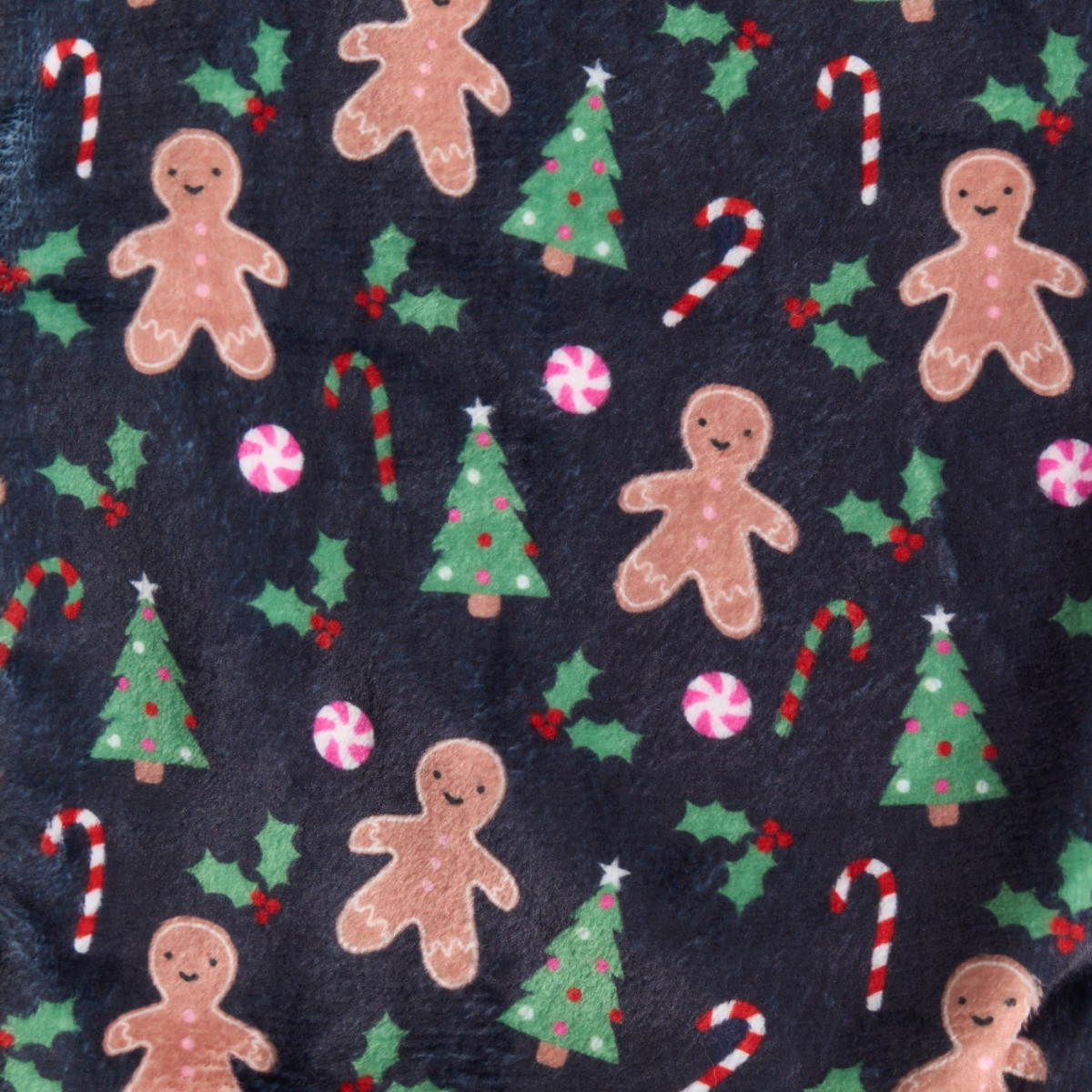 OHS Gingerbread Hot Water Bottle Gift Set - Navy>