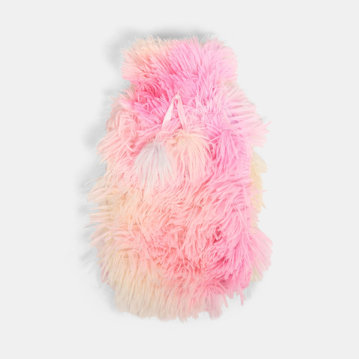 OHS Fluffy Tie Dye Hot Water Bottle - Multi>