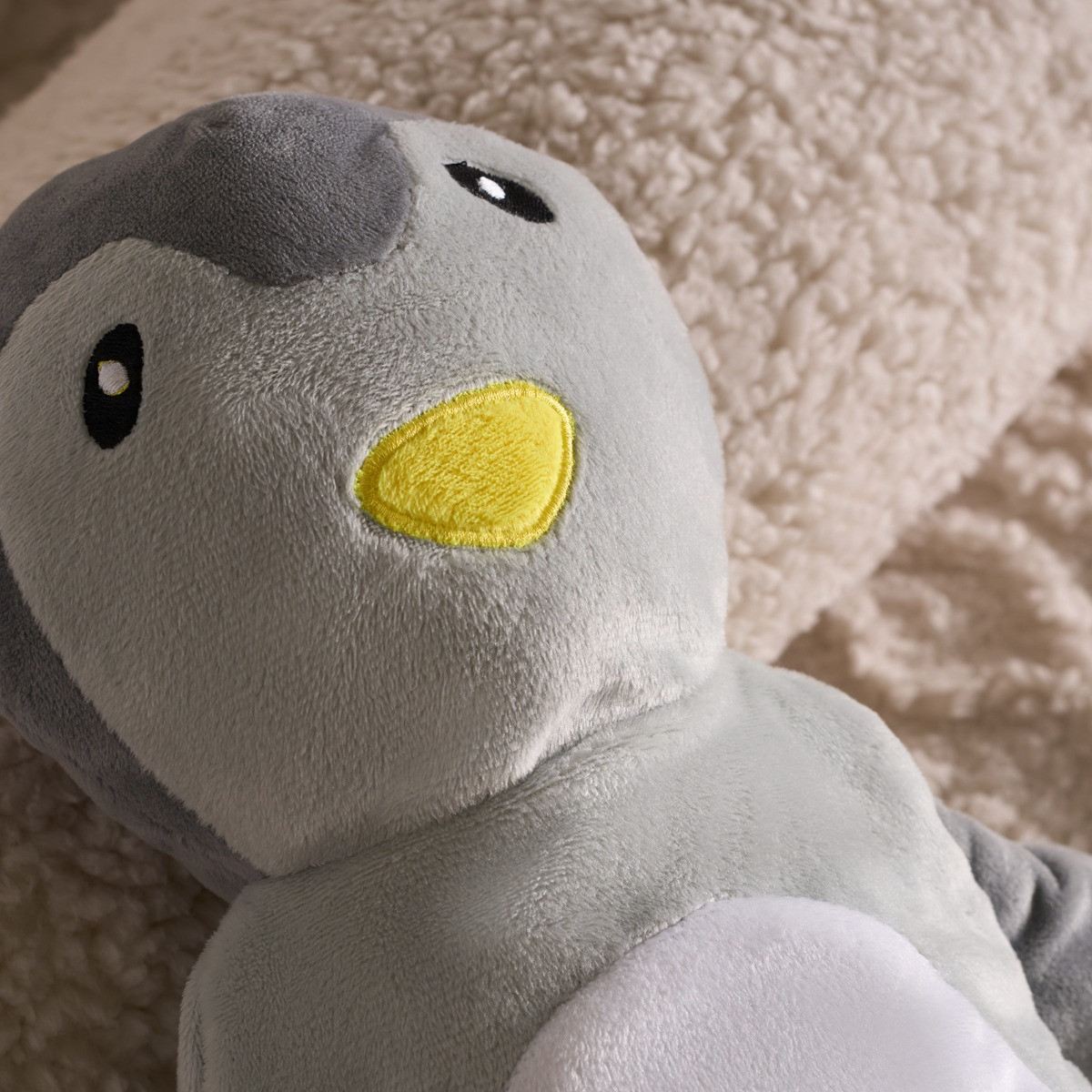 OHS Penguin Hot Water Bottle - Grey>