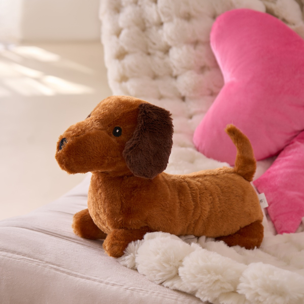 OHS Sausage Dog Microwaveable Hottie - Brown>