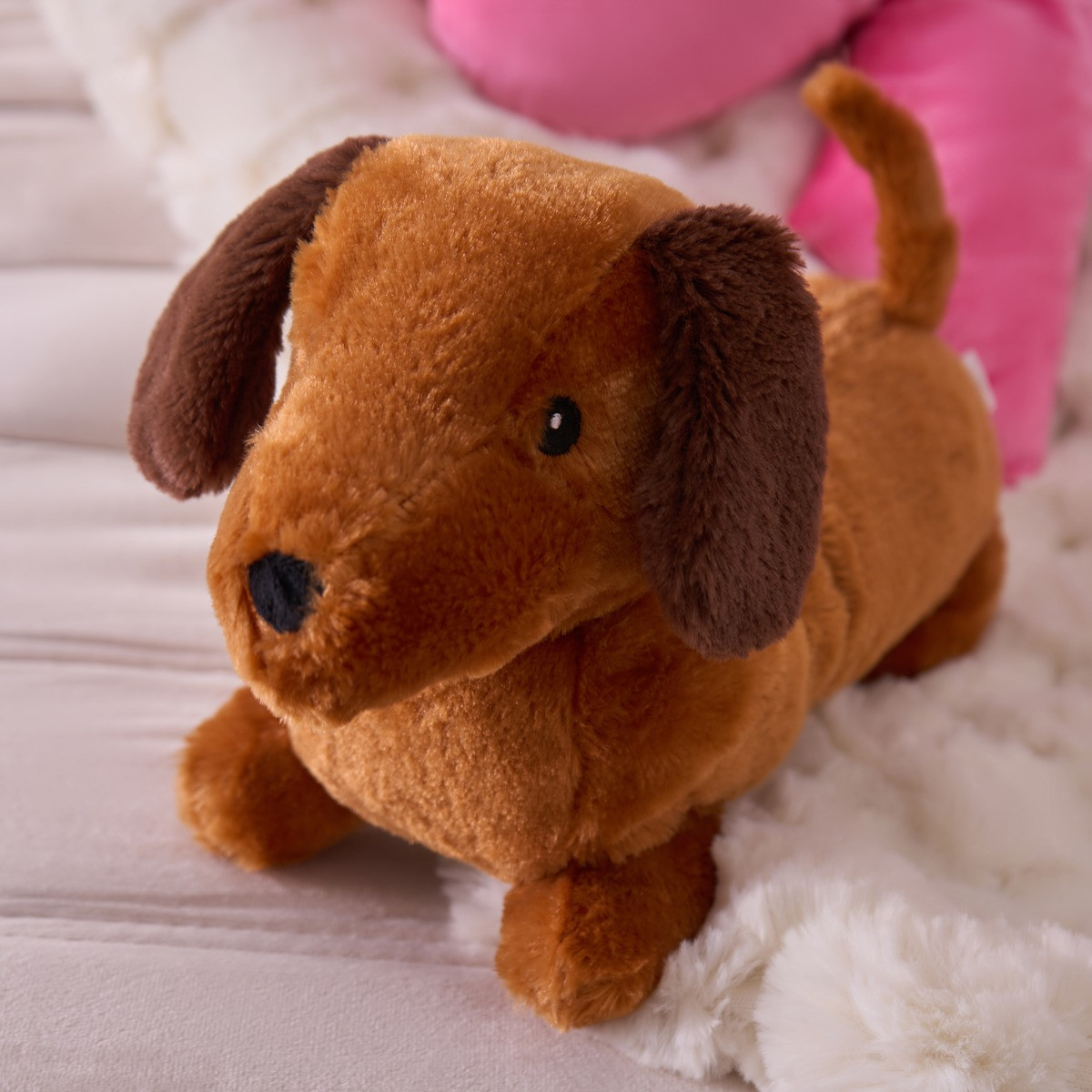 OHS Sausage Dog Microwaveable Hottie - Brown>