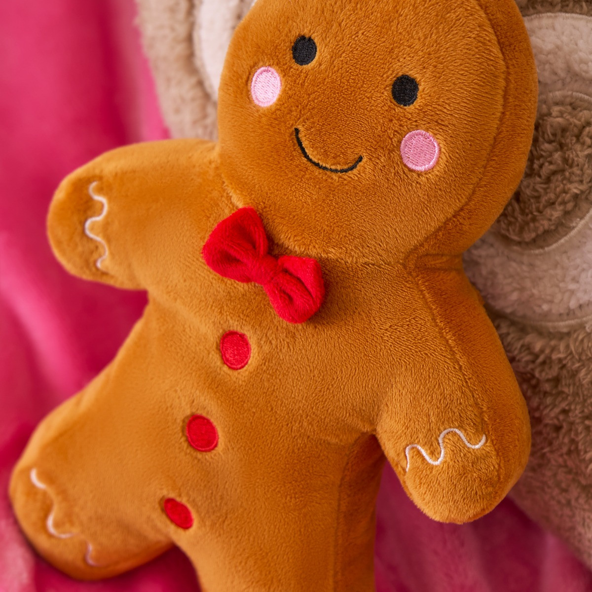 OHS Gingerbread Man Microwaveable Hottie - Brown>