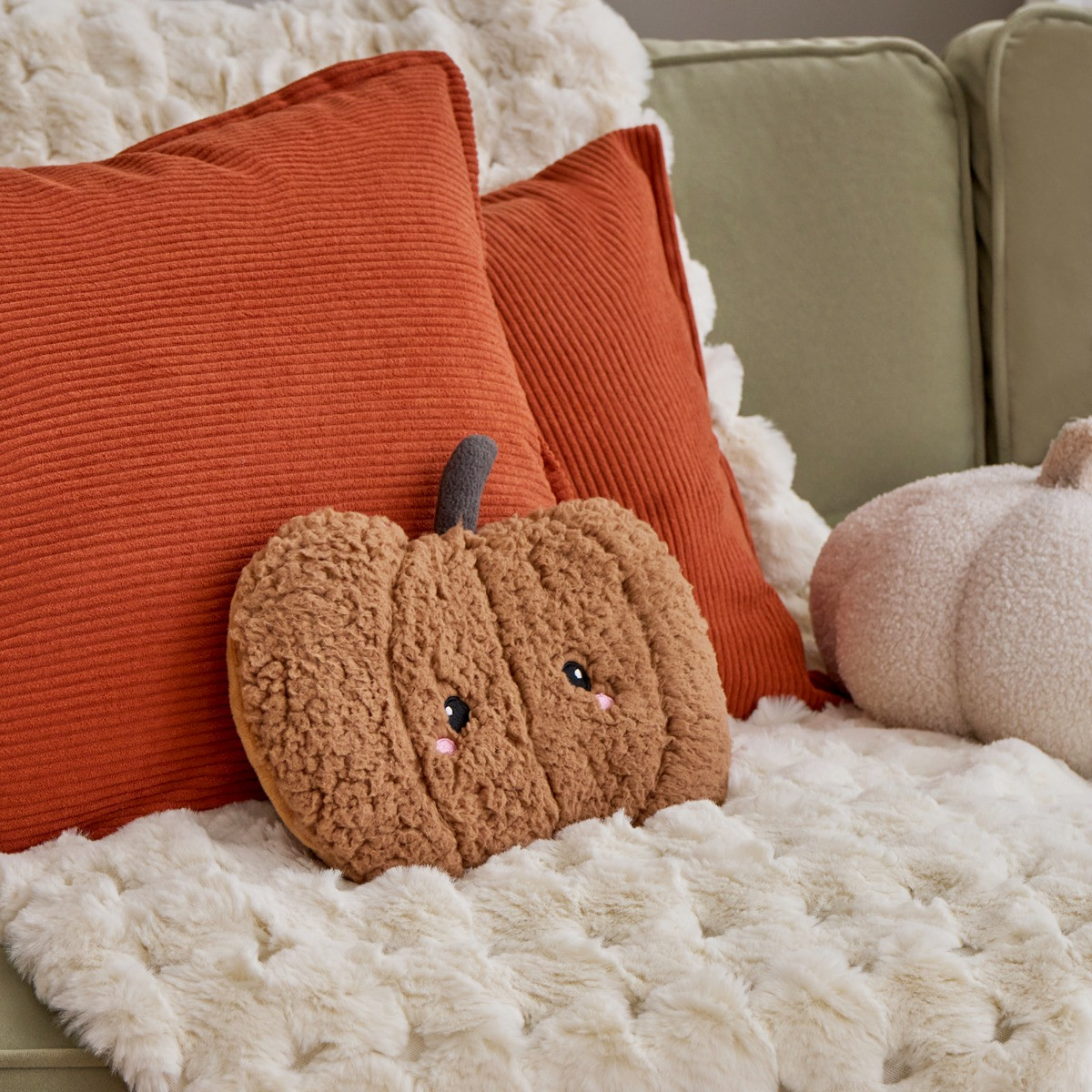 OHS Pumpkin Microwaveable Hottie - Rust>