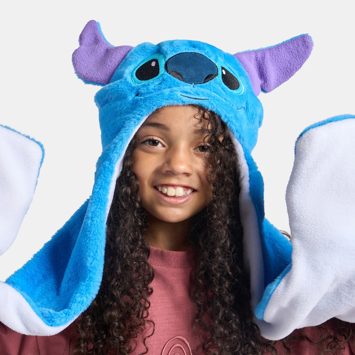 OHS Stitch Hooded Scarf - Blue>