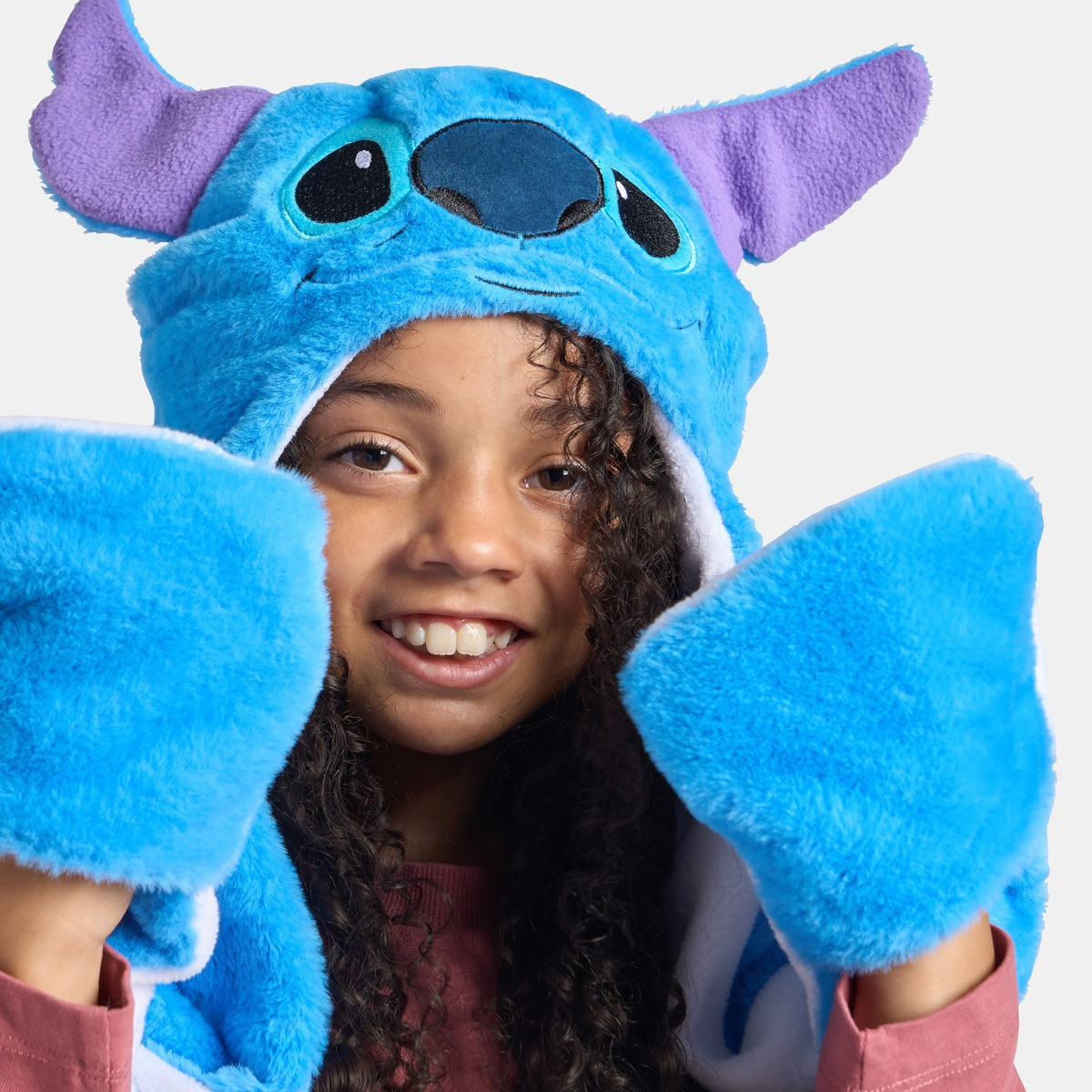 OHS Stitch Hooded Scarf - Blue>