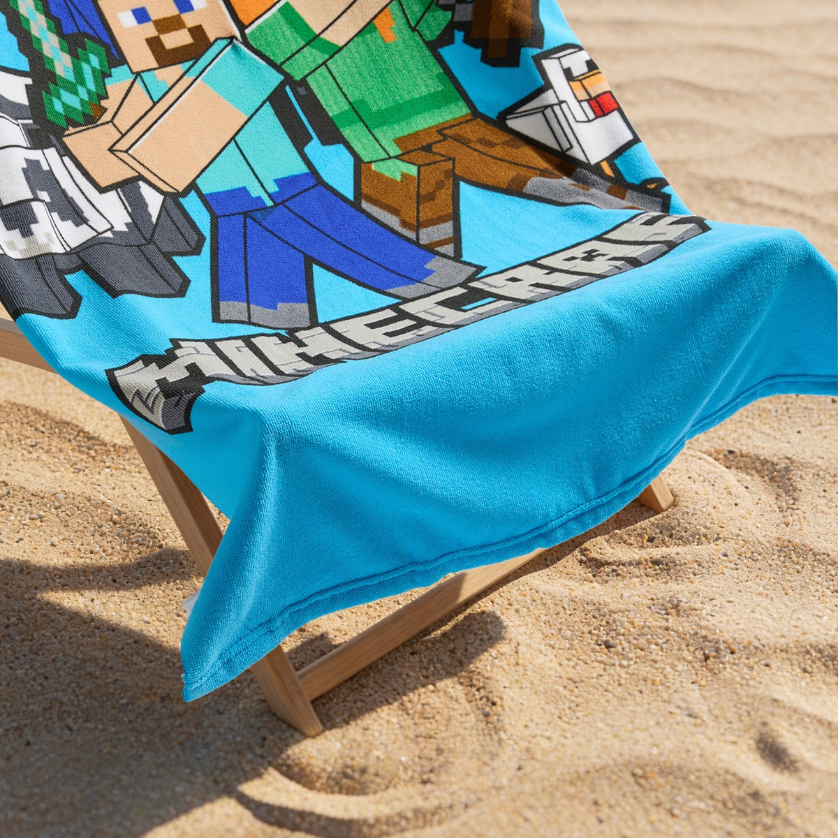 OHS Minecraft Beach Towel - Blue>