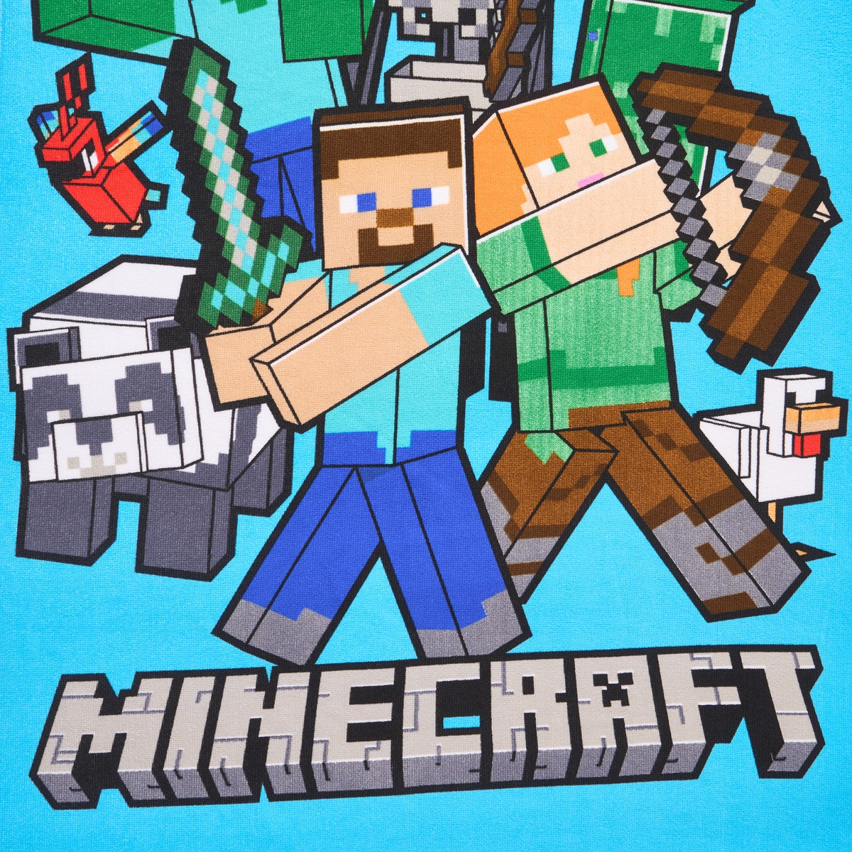 OHS Minecraft Beach Towel - Blue>