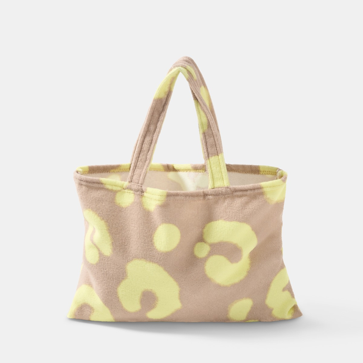 OHS Abstract Leopard Print Beach Towel in a Bag - Neon>