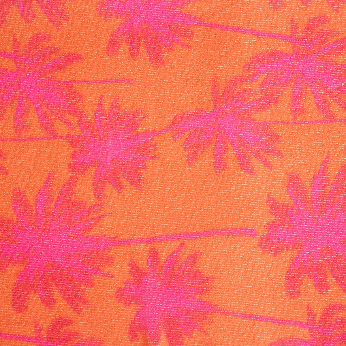 OHS Palm Tree Beach Towel in a Bag - Orange>