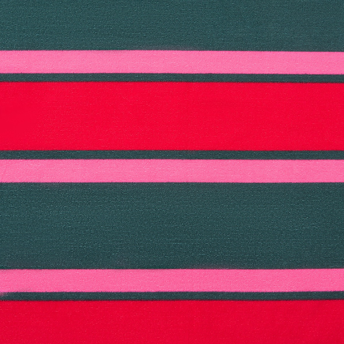 OHS Stripe Beach Towel in a Bag - Green/Red>