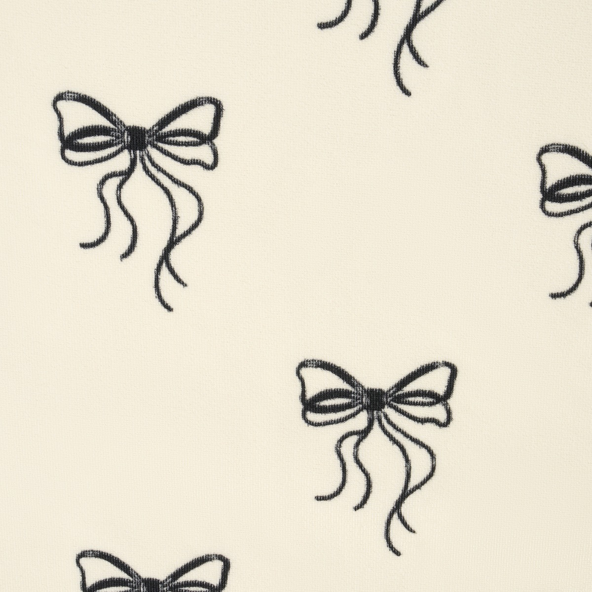 OHS Bow Print Beach Towel in a Bag - Monochrome>