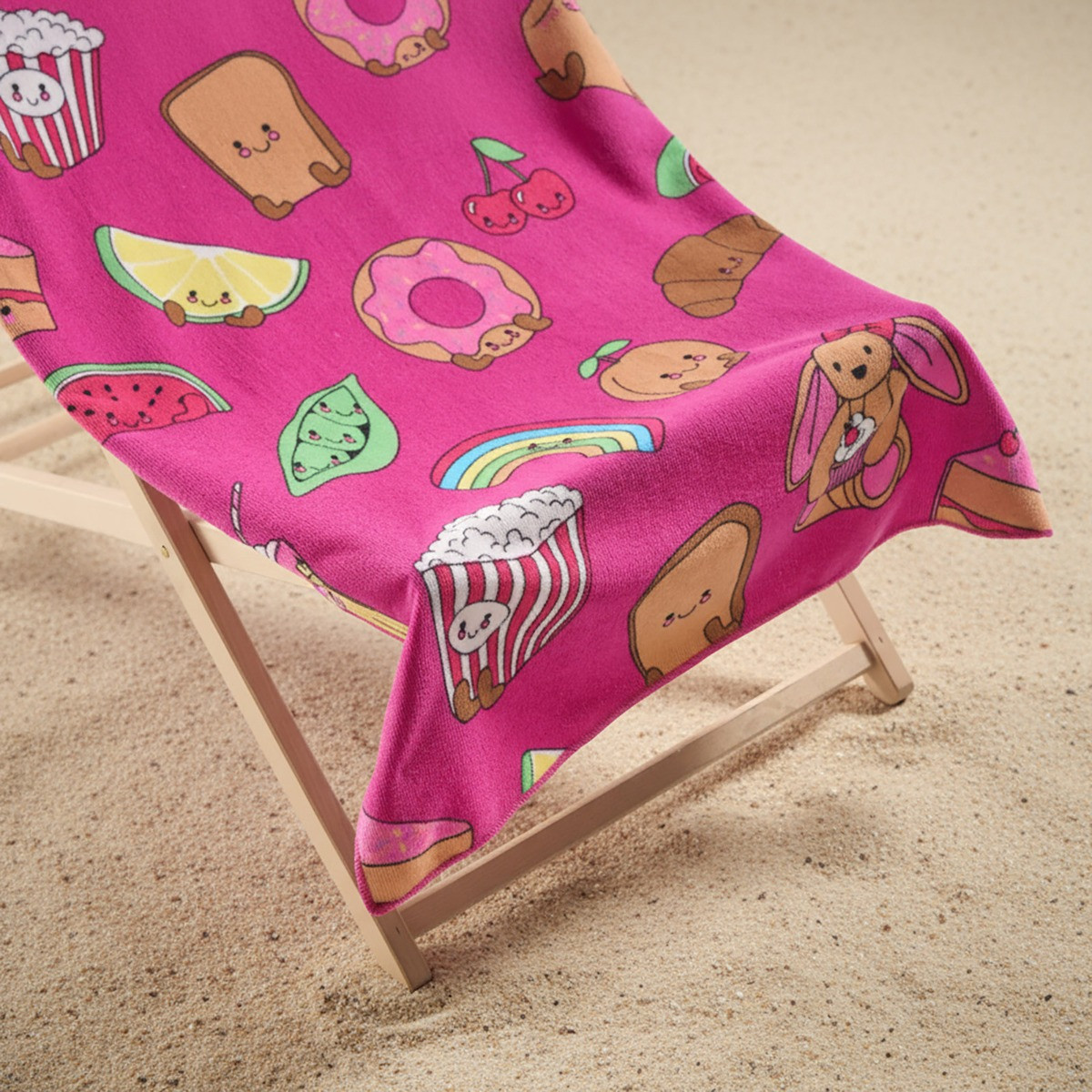 OHS Sweetie Pies Beach Towel - Magenta>