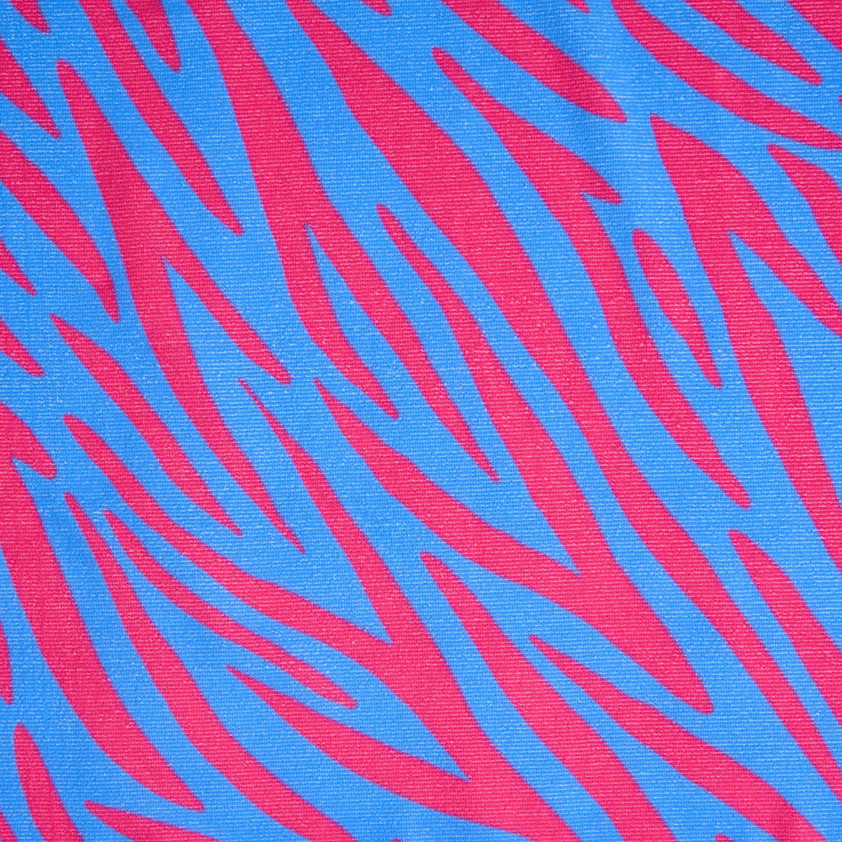 OHS Neon Zebra Beach Towel - Pink/Blue>