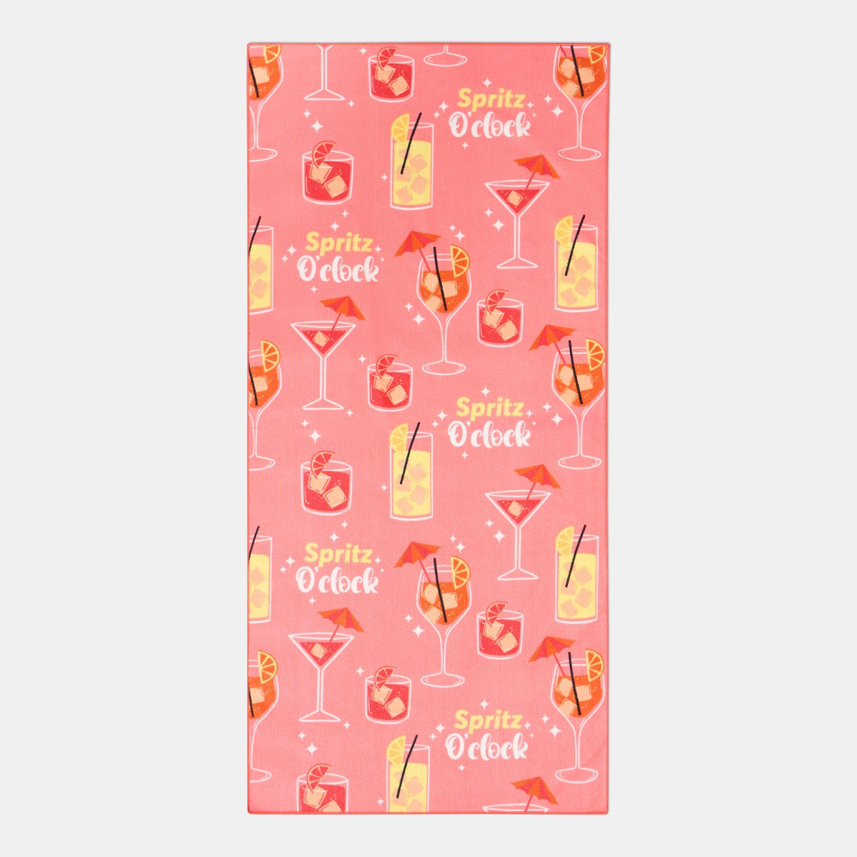 OHS Orange Spritz Beach Towel - Pink>