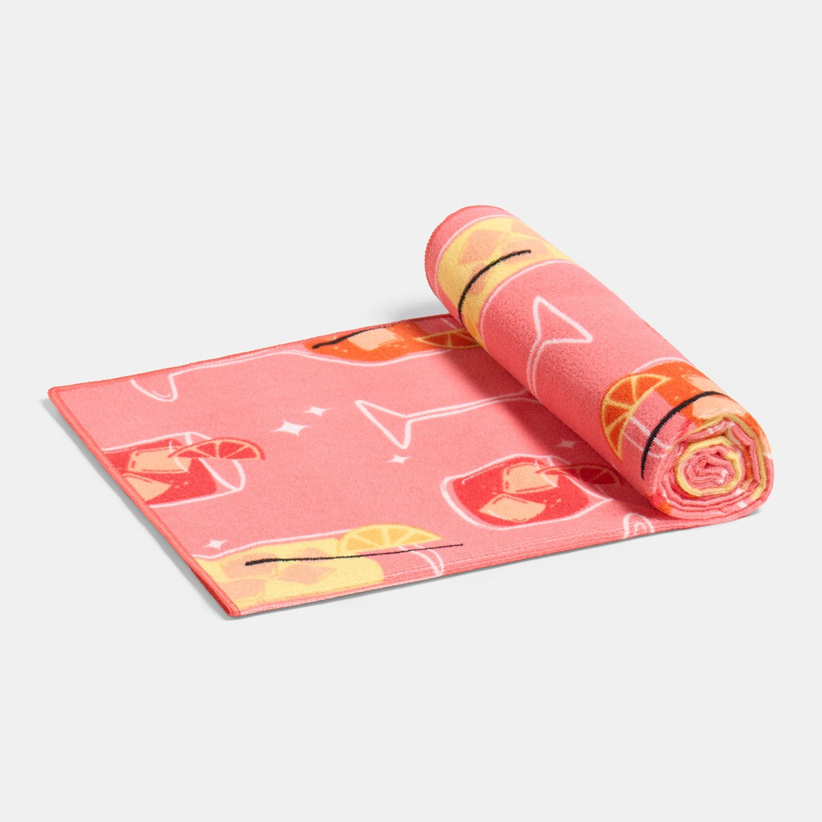 OHS Orange Spritz Beach Towel - Pink>