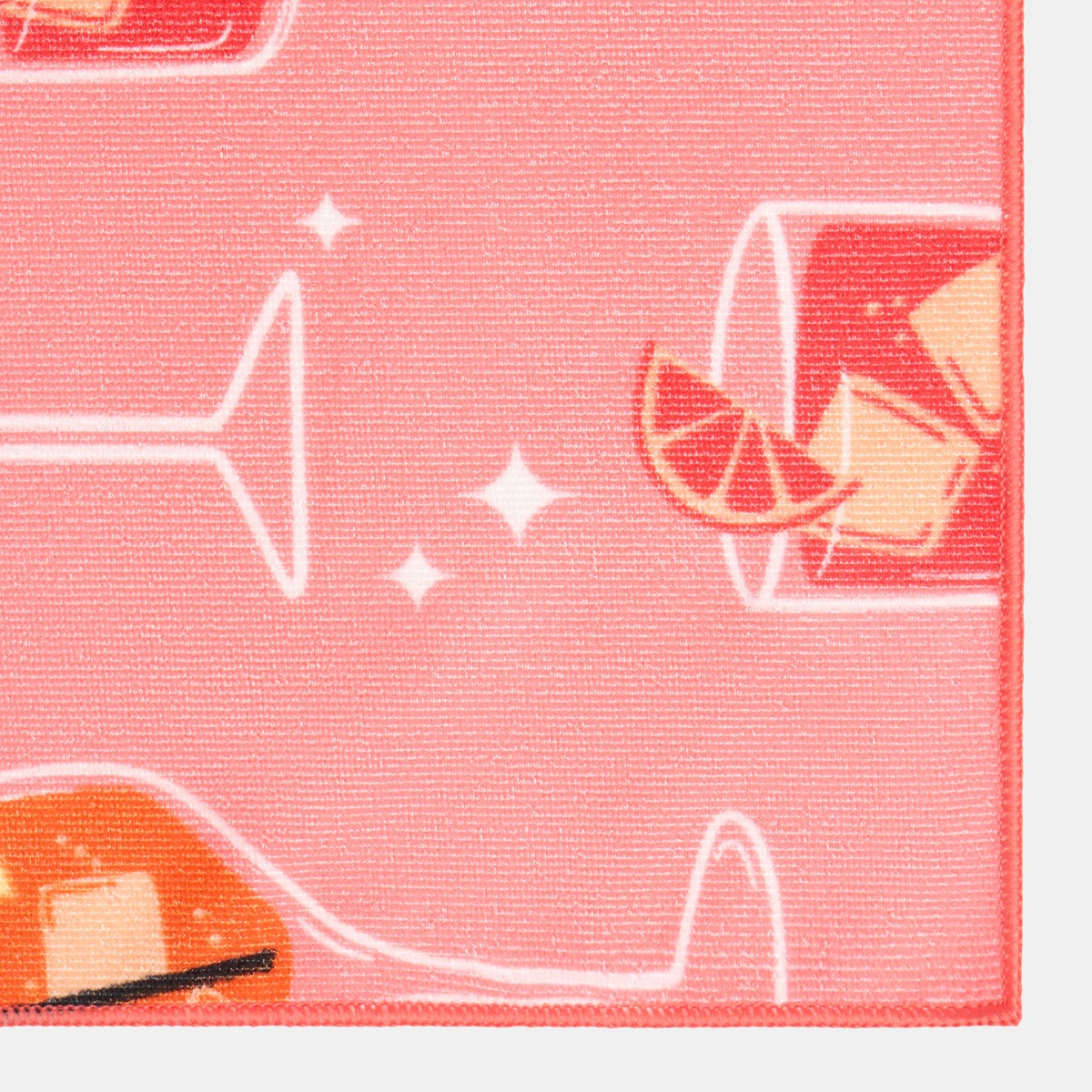 OHS Orange Spritz Beach Towel - Pink>