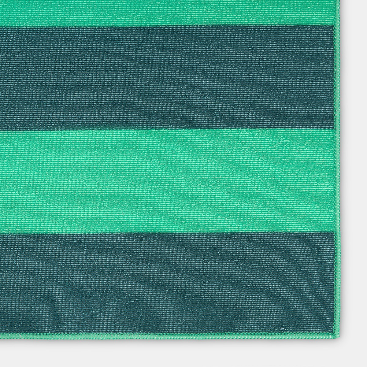 OHS Vertical Stripe Beach Towel - Dark Green>