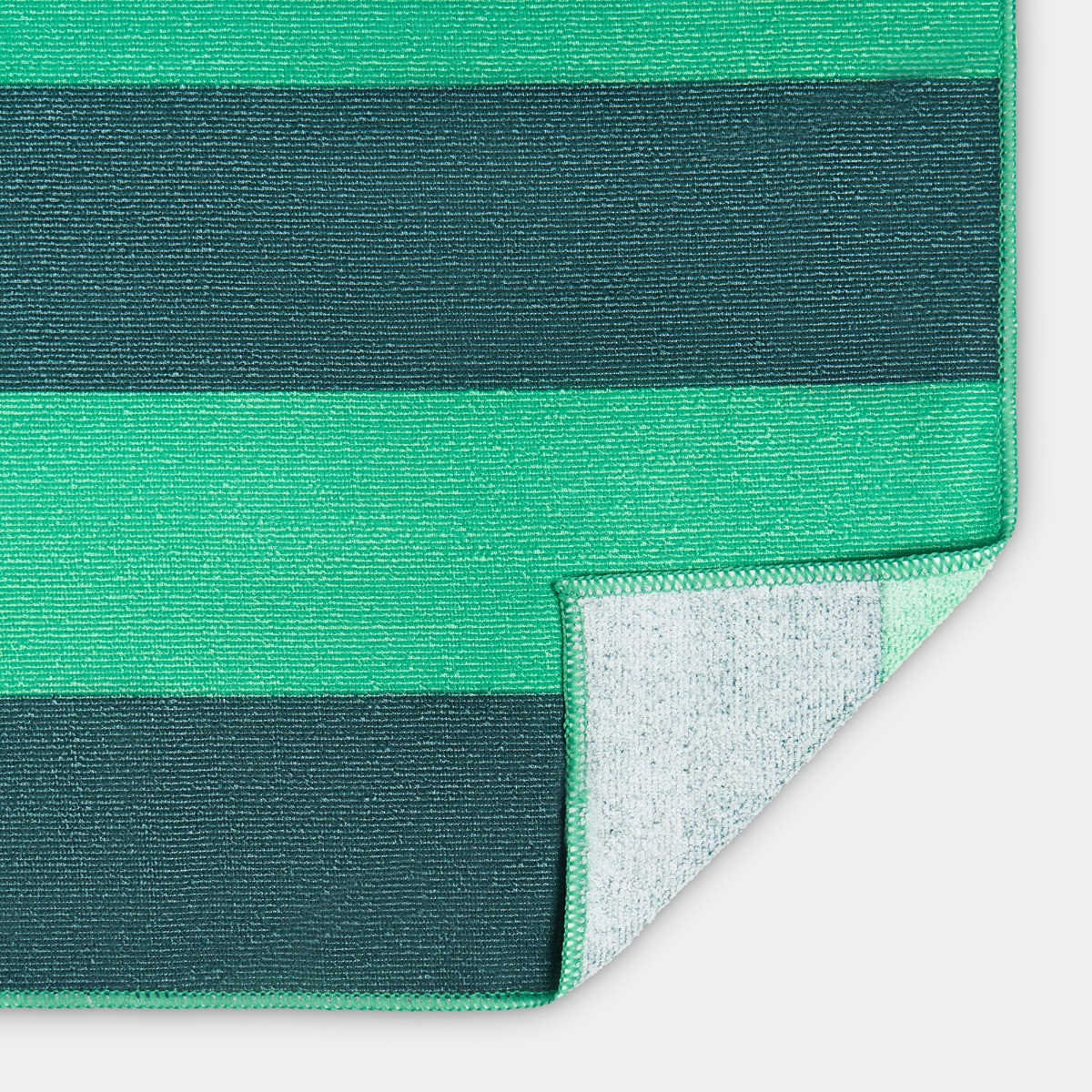 OHS Vertical Stripe Beach Towel - Dark Green>