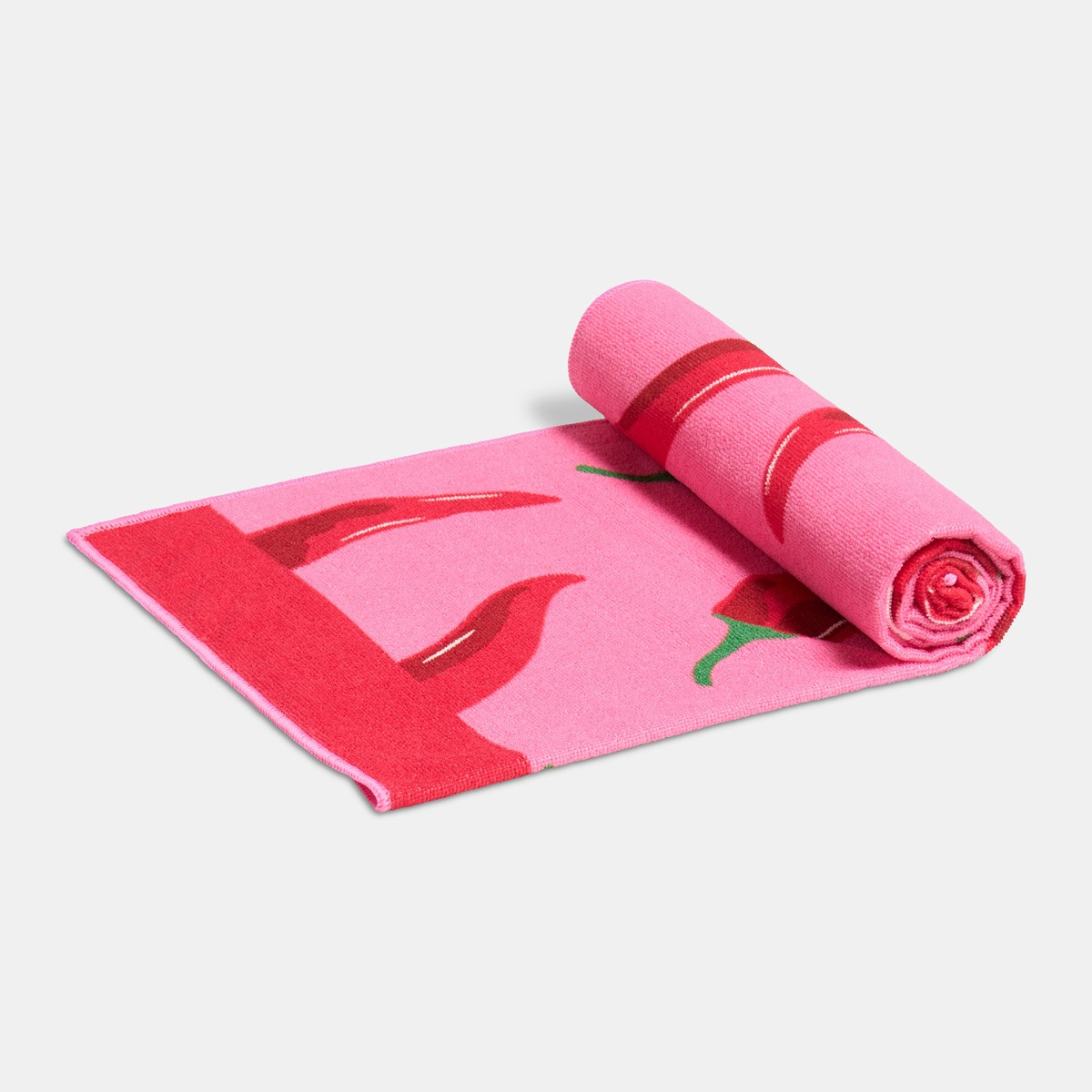 OHS Chill Out Slogan Beach Towel - Pink>