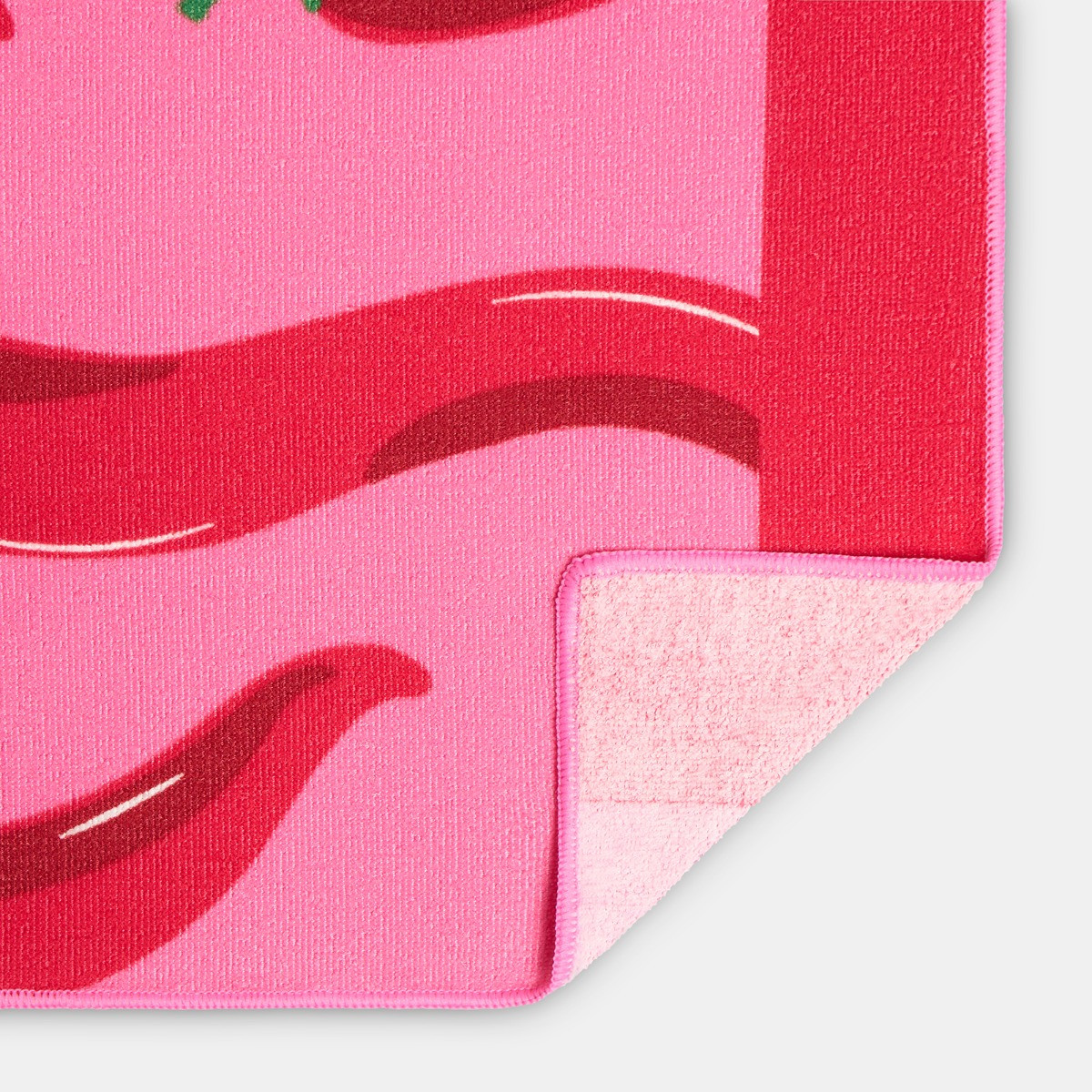 OHS Chill Out Slogan Beach Towel - Pink>