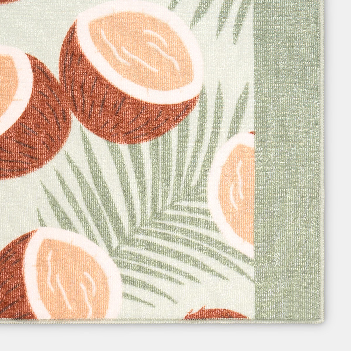 OHS Shake Your Coconuts Slogan Beach Towel - Green>