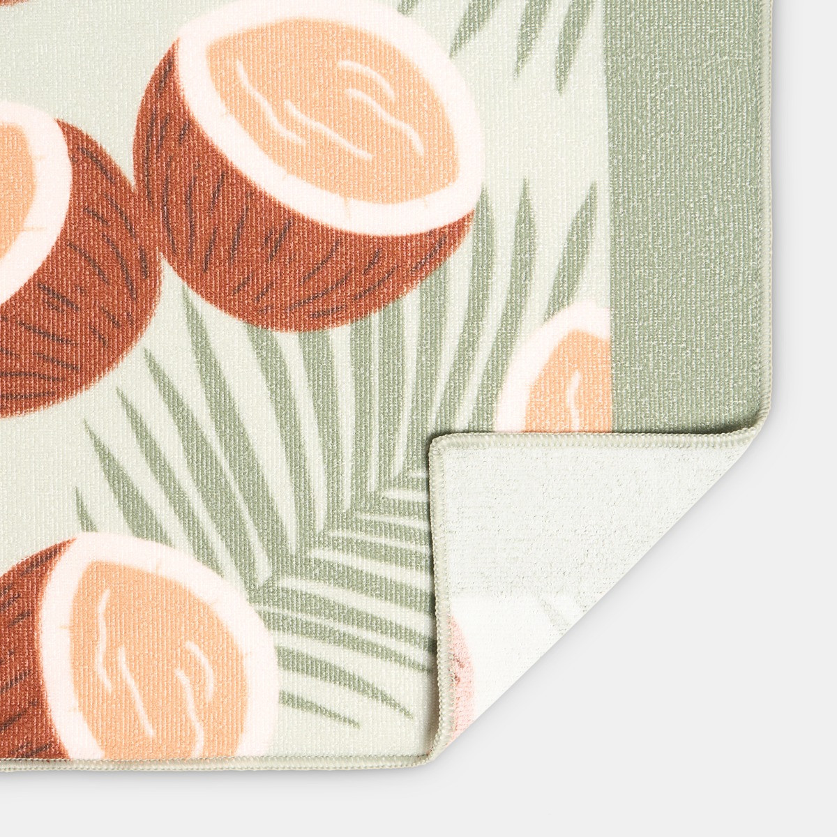 OHS Shake Your Coconuts Slogan Beach Towel - Green>