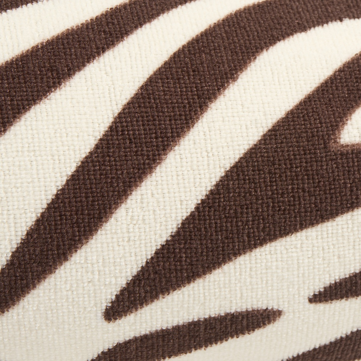 OHS Zebra Print Inflatable Beach Bolster Pillow - Brown/Cream>