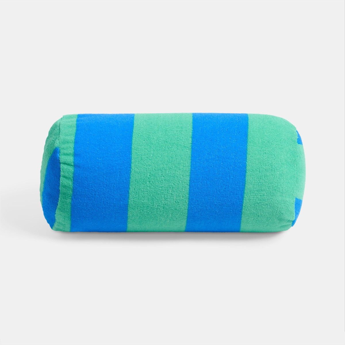 OHS Stripe Inflatable Beach Bolster Pillow - Blue/Green>